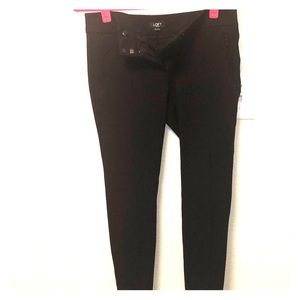 8P Petite Leggings in Zip Pocket Pintucked Ponte